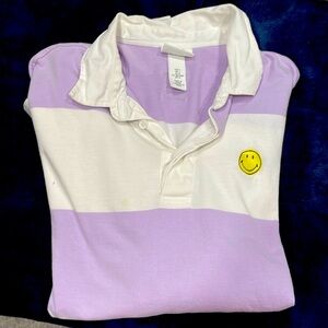 Great heavy collared H&M smiley shirt